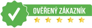 Nálepka Ověřený zákazník